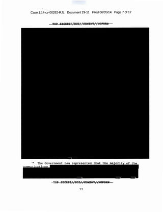 Case 1:14-cv-00262-RJL Document 29-11 Filed 06/05/14 Page 7 of 17
TO~ 'SECRE'l'//H'CS//C~//NOi'QU
?7
 