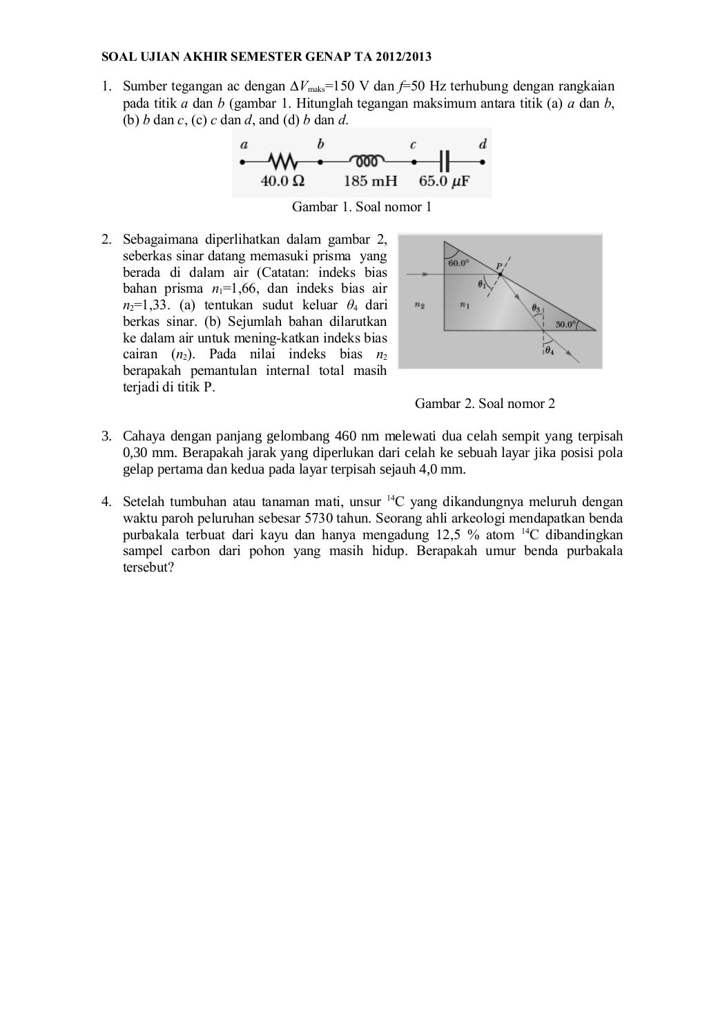 Soal Fisika Dasar / Contoh Soal Fisika Dasar 1 Universitas - Berbagi