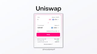 Uniswap
@harpaljadeja11
 