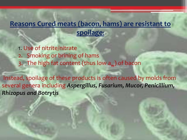 SPOILAGE OF FISH AND MEAT PRODUCTS BY MICROBES | PPTX | Chemistry | Science