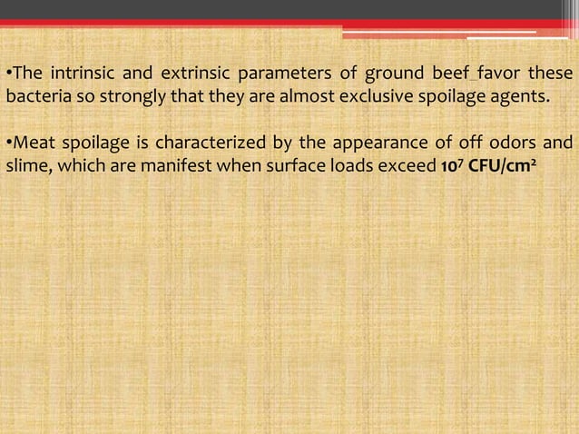 SPOILAGE OF FISH AND MEAT PRODUCTS BY MICROBES | PPTX | Chemistry | Science