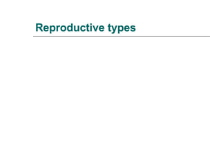 Reproductive types 