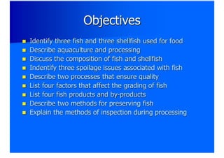 Fish And Shellfish | PDF