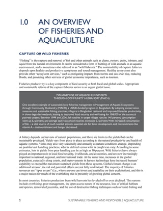 SUSTAINABLE FISHERIES AND RESPONSIBLE AQUACULTURE | PDF