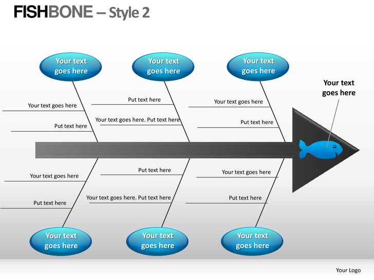 fishbone style 2 powerpoint presentation templates free fishbone diagram template ppt