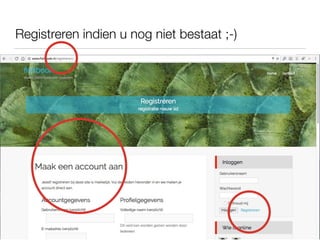 Eenvoudig inloggen, als u al bestaat in het systeem
 