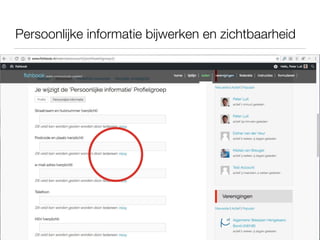 Persoonlijke informatie bijwerken
 