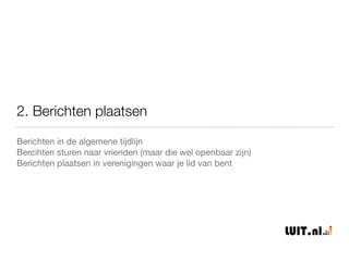 Wat zie je aan de rechterzijde van elke pagina?
 