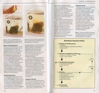 Fish breeding by dr chris andrews