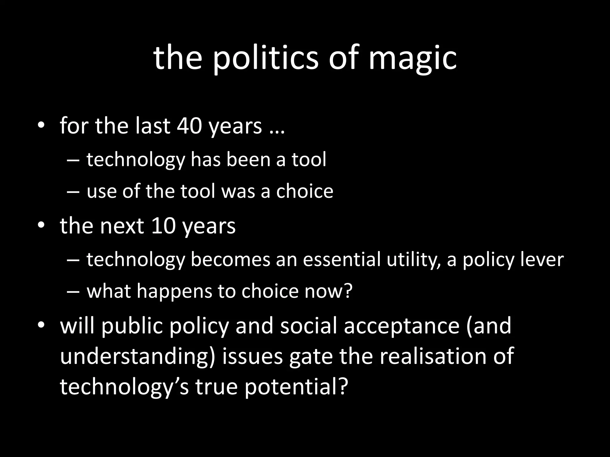 Beyond the Internet: Seamless Global Communication