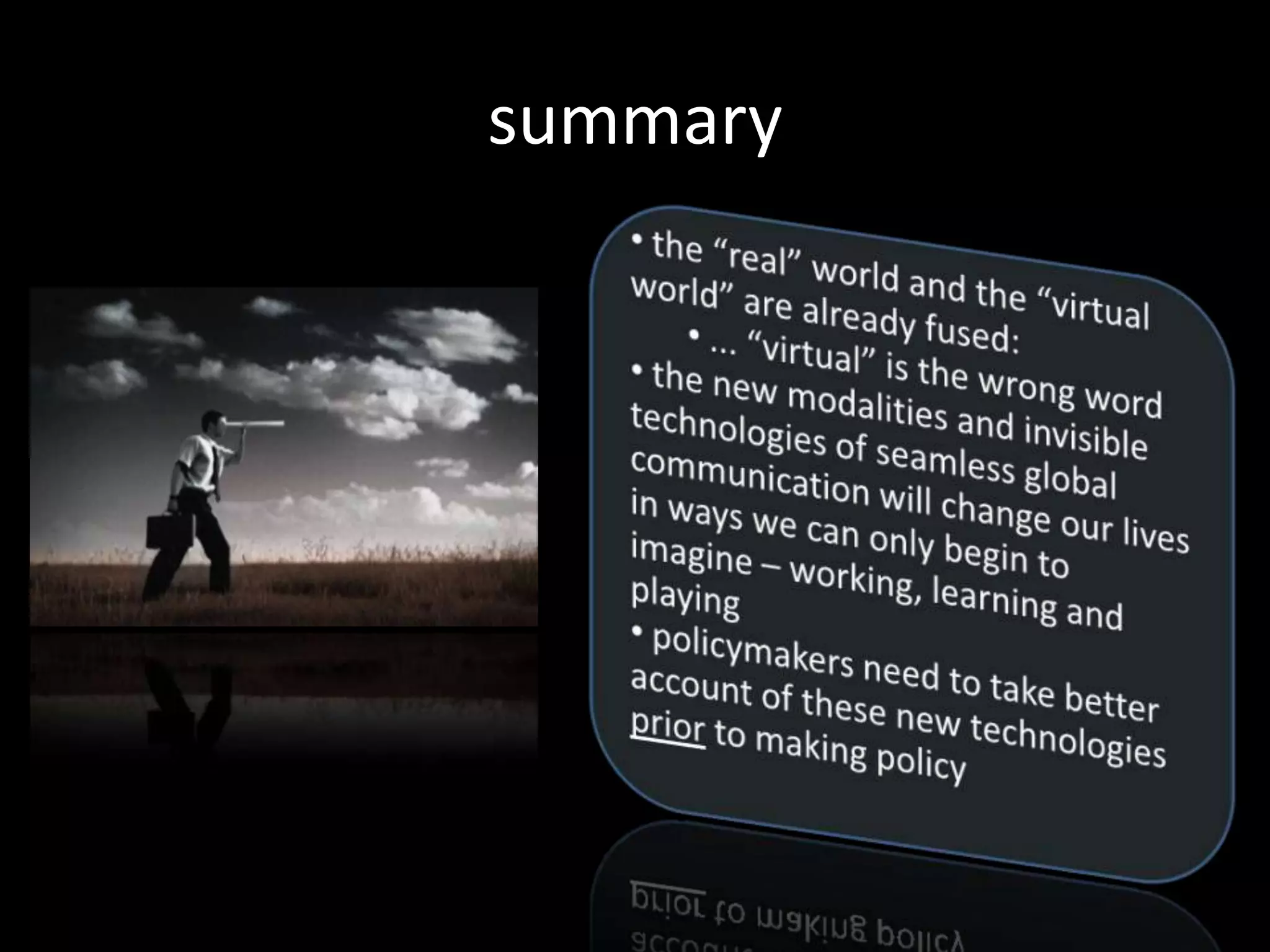 Beyond the Internet: Seamless Global Communication