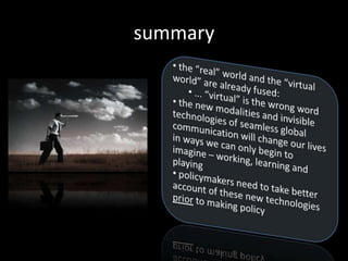 Beyond the Internet: Seamless Global Communication