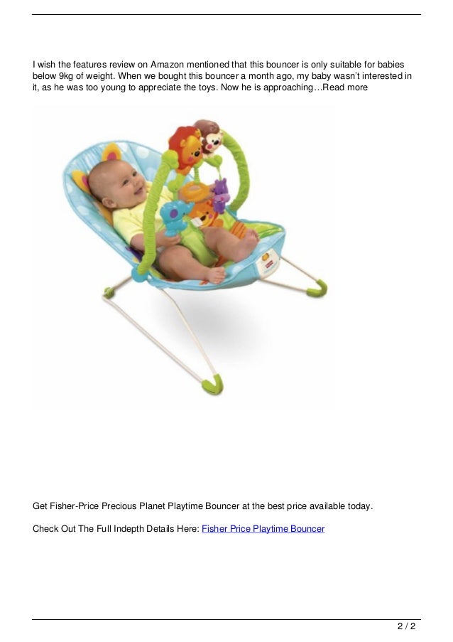 fisher price playtime bouncer