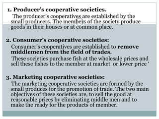 Fisheries cooperative societies | PPTX