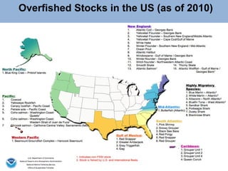 Overfished Stocks in the US (as of 2010)

 