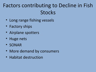 Fisheries notes