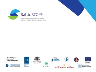 Baltic SCOPE stakeholder workshop on FISHERIES - discussion on recommendations for planners *