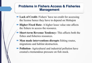 Fisheries resource management and fishers access mechanisms to the re…