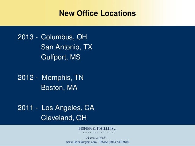fisher phillips llp power point fisher phillips llp