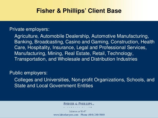 fisher phillips llp power point fisher phillips llp