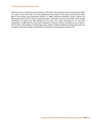 Marine Commercial Fin- fish and Shell-finsh Fisheries of India | PDF