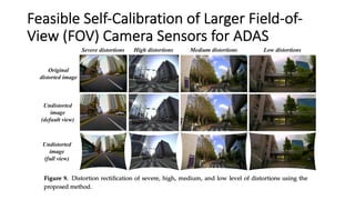 Feasible Self-Calibration of Larger Field-of-
View (FOV) Camera Sensors for ADAS
 
