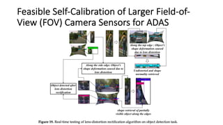 Feasible Self-Calibration of Larger Field-of-
View (FOV) Camera Sensors for ADAS
 