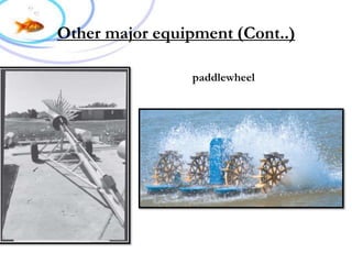 Cont..))Other major equipment
paddlewheel
 