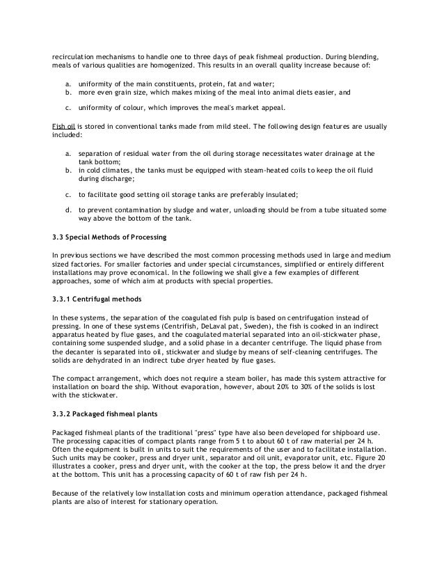 FISH FEED FORMULATION AND PRODUCTION