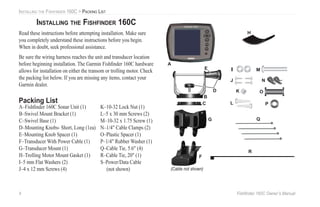 Fish Finder160 C Manual