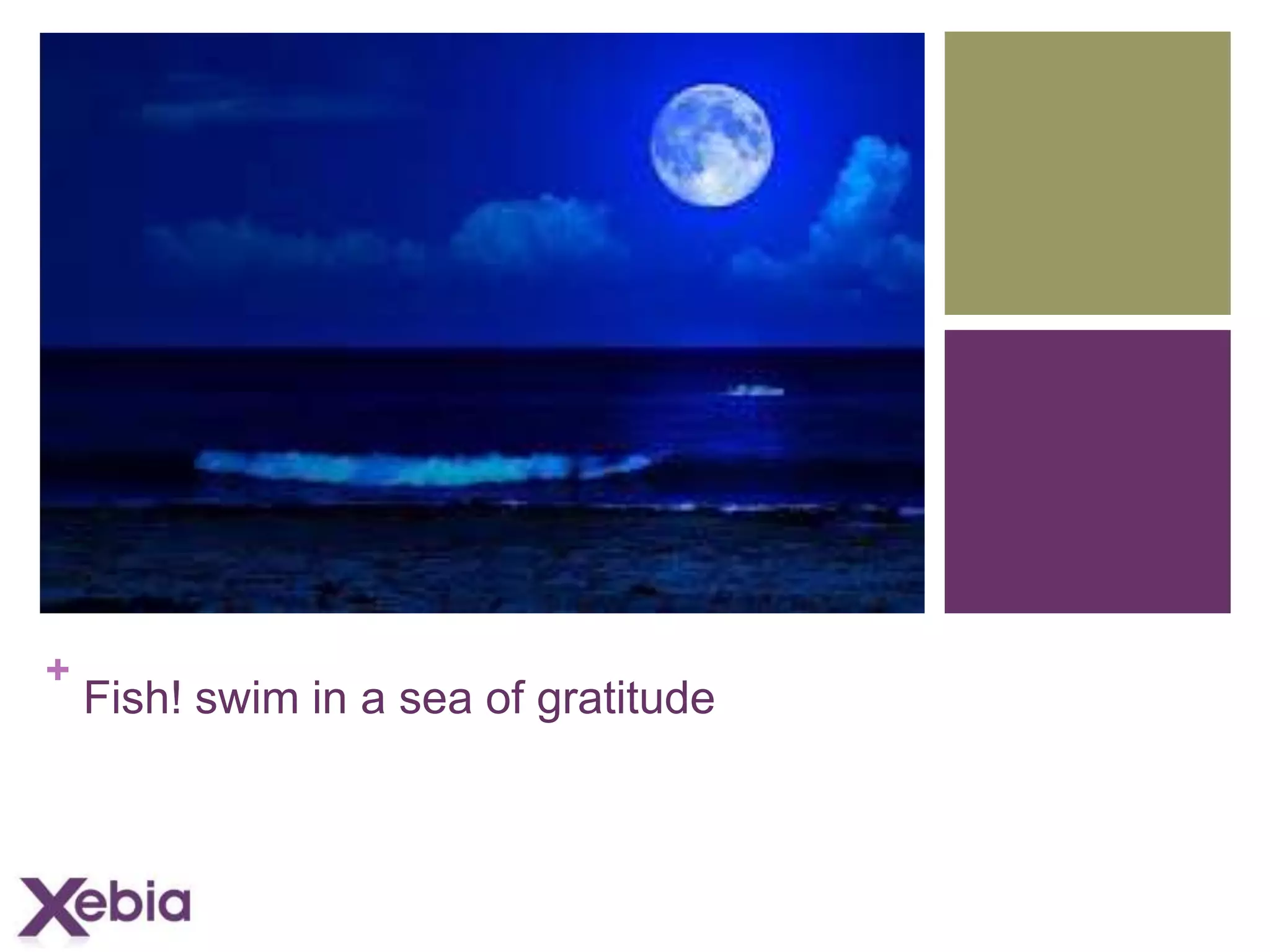 +

Fish! swim in a sea of gratitude

 