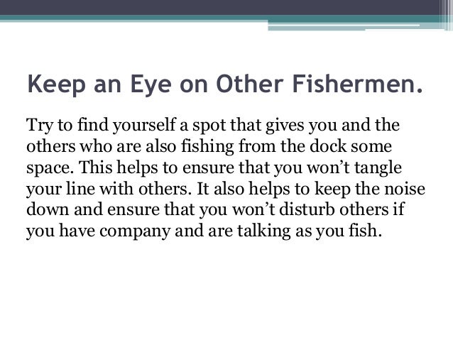 A Brief Guide to Dockside Etiquette - Fishing in Canada