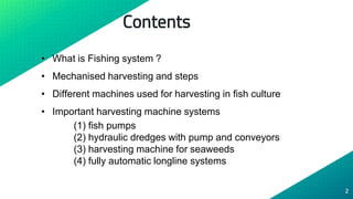 Automatic Longlining Fishing systems and harvesting machines | PPTX