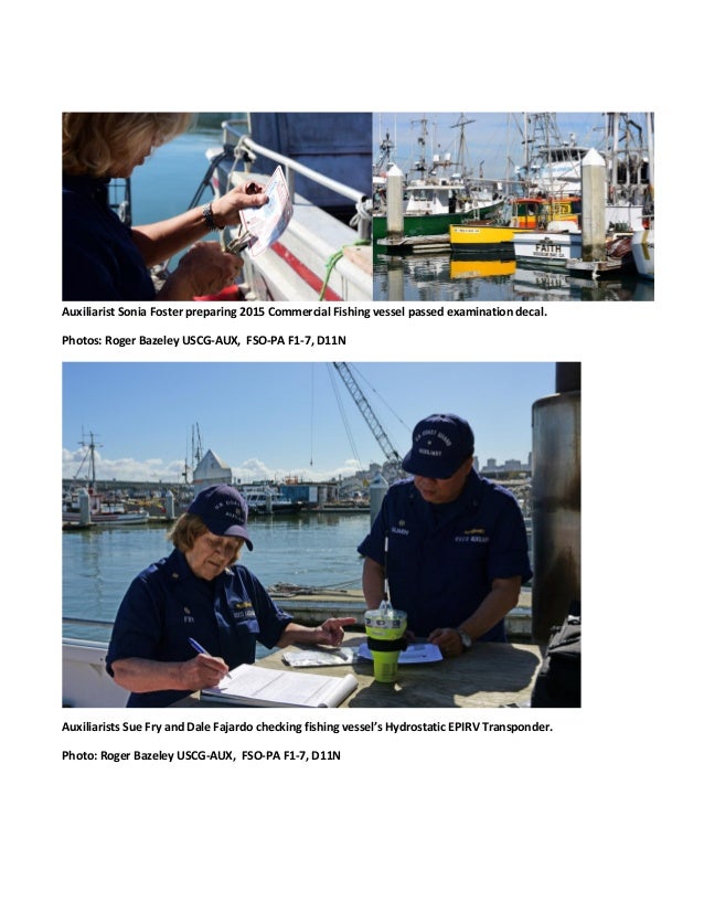 school for requirement pa USCG Commercial 2016 Fishing Program Safety Vessel Roger school for requirement pa USCG Commercial 2016 Fishing Program Safety Vessel Roger