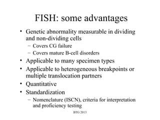 Normal Fish Iscn Examples Application of FISH in hematologic malignancies | PPT