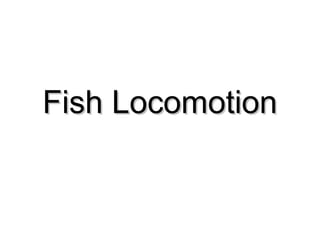 Fish LocomotionFish Locomotion
 