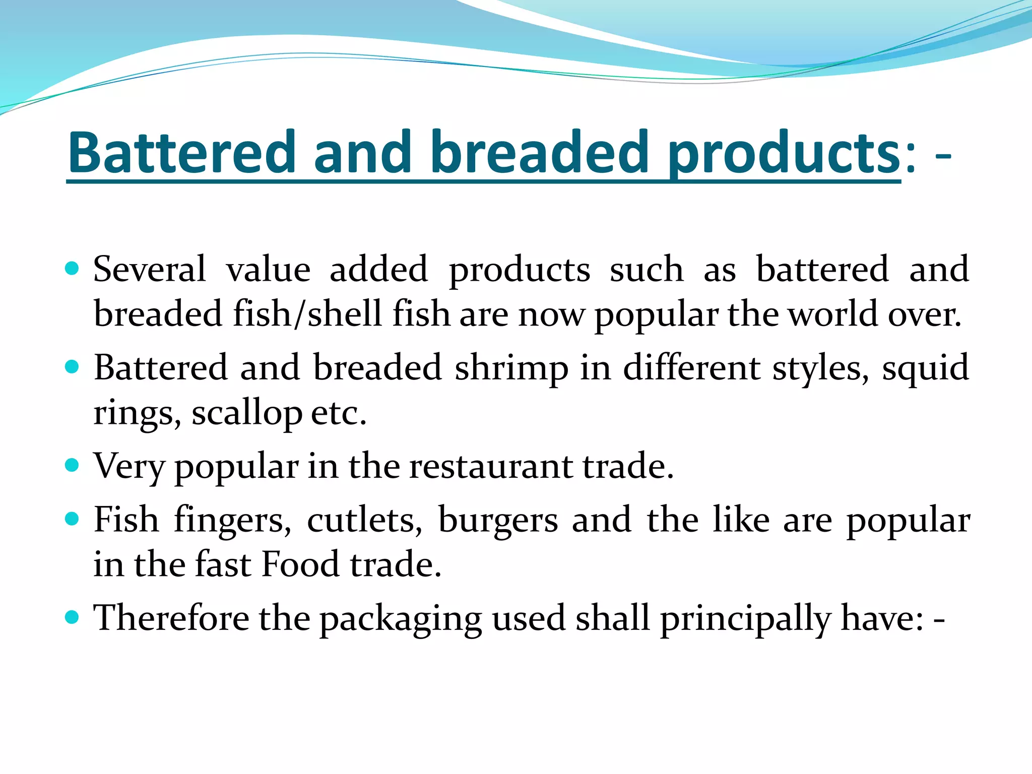 Fish packaging | PPTX