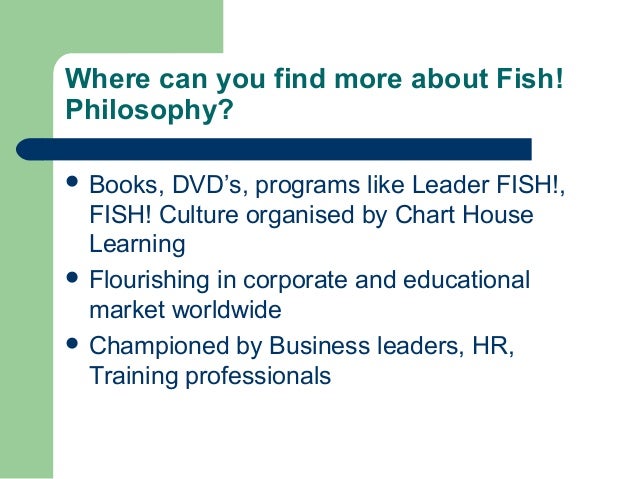 Chart House Fish Philosophy