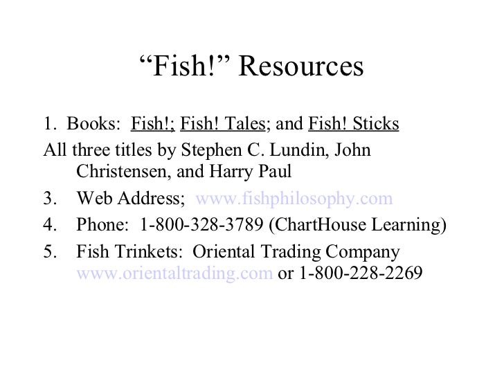 a study of the book fish by stephen lundin Stephen lundin is a writer, entrepreneur, and filmmaker with a rich history as a graduate level business school professor and dean steve has written a number of books including the bestselling fish. a study of the book fish by stephen lundin Stephen lundin is a writer, entrepreneur, and filmmaker with a rich history as a graduate level business school professor and dean steve has written a number of books including the bestselling fish.