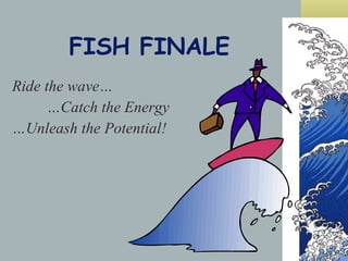FISH FINALE Ride the wave…  …Catch the Energy …Unleash the Potential! 
