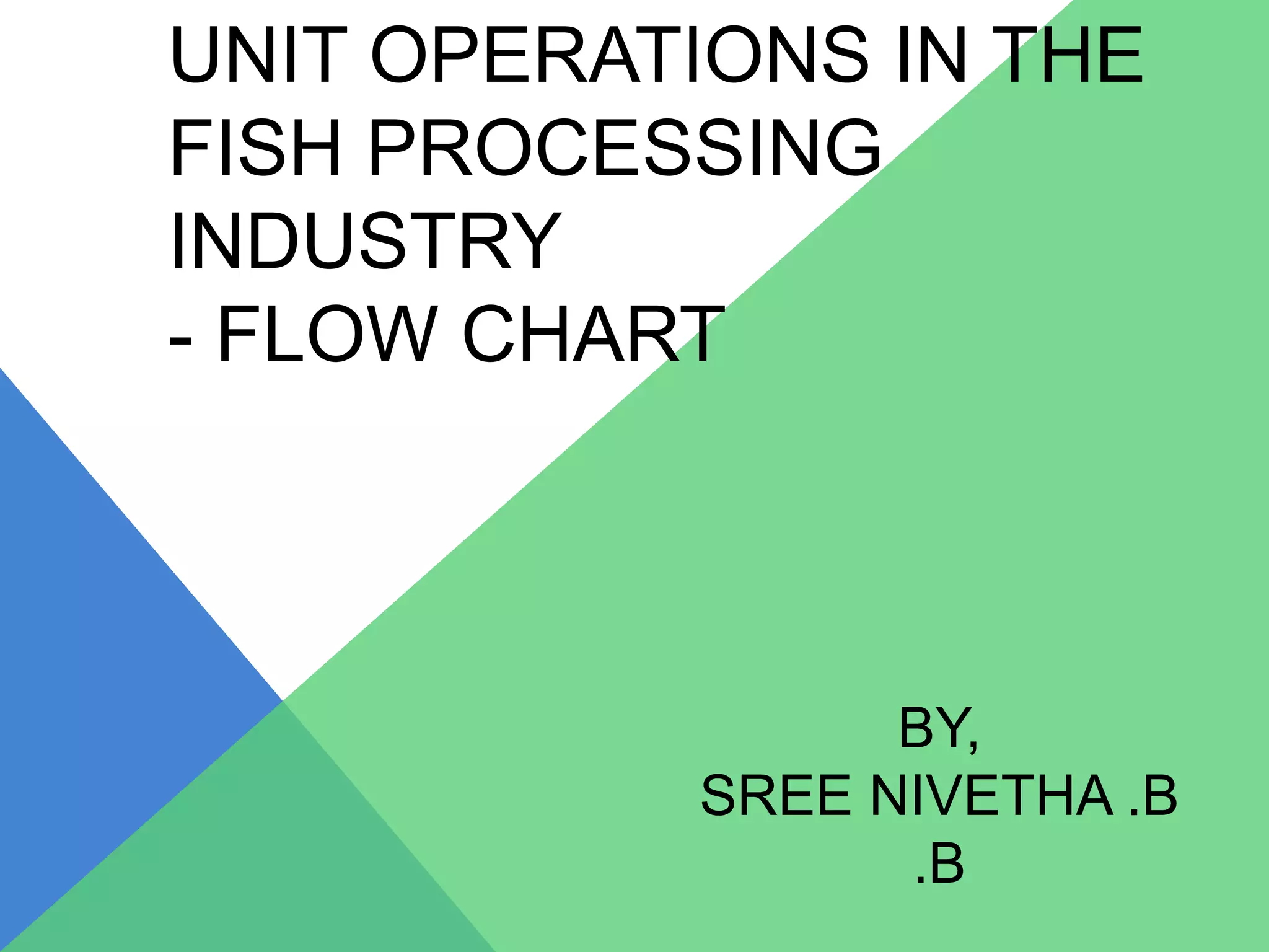 Fish processing PPT