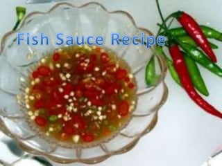 Fish Sauce Recipe 