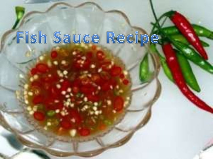 Fish sauce recipe 1 Fish sauce recipe 1