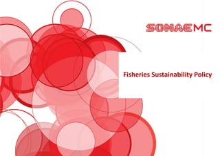 Fisheries Sustainability Policy 
