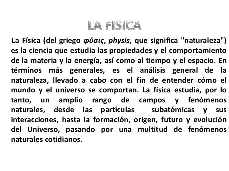 Fisica