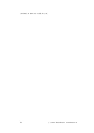 CAP´ITULO 28. ESTUDIO DE UN MUELLE.
164 (C) Ignacio Mart´ın Bragado. imartin@ele.uva.es
 