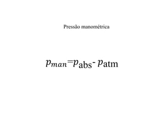 Pressão manométrica

 