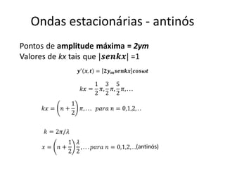Ondas estacionárias - antinós

(antinós)

 