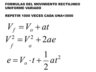 Fisica bloque cinemática | PPTX