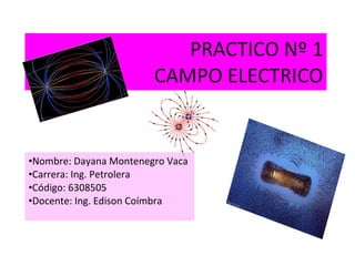 PRACTICO Nº 1 CAMPO ELECTRICO ,[object Object],[object Object],[object Object],[object Object]